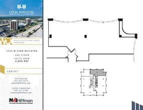 1415 W 22nd St, Oak Brook, IL for lease Floor Plan- Image 1 of 1