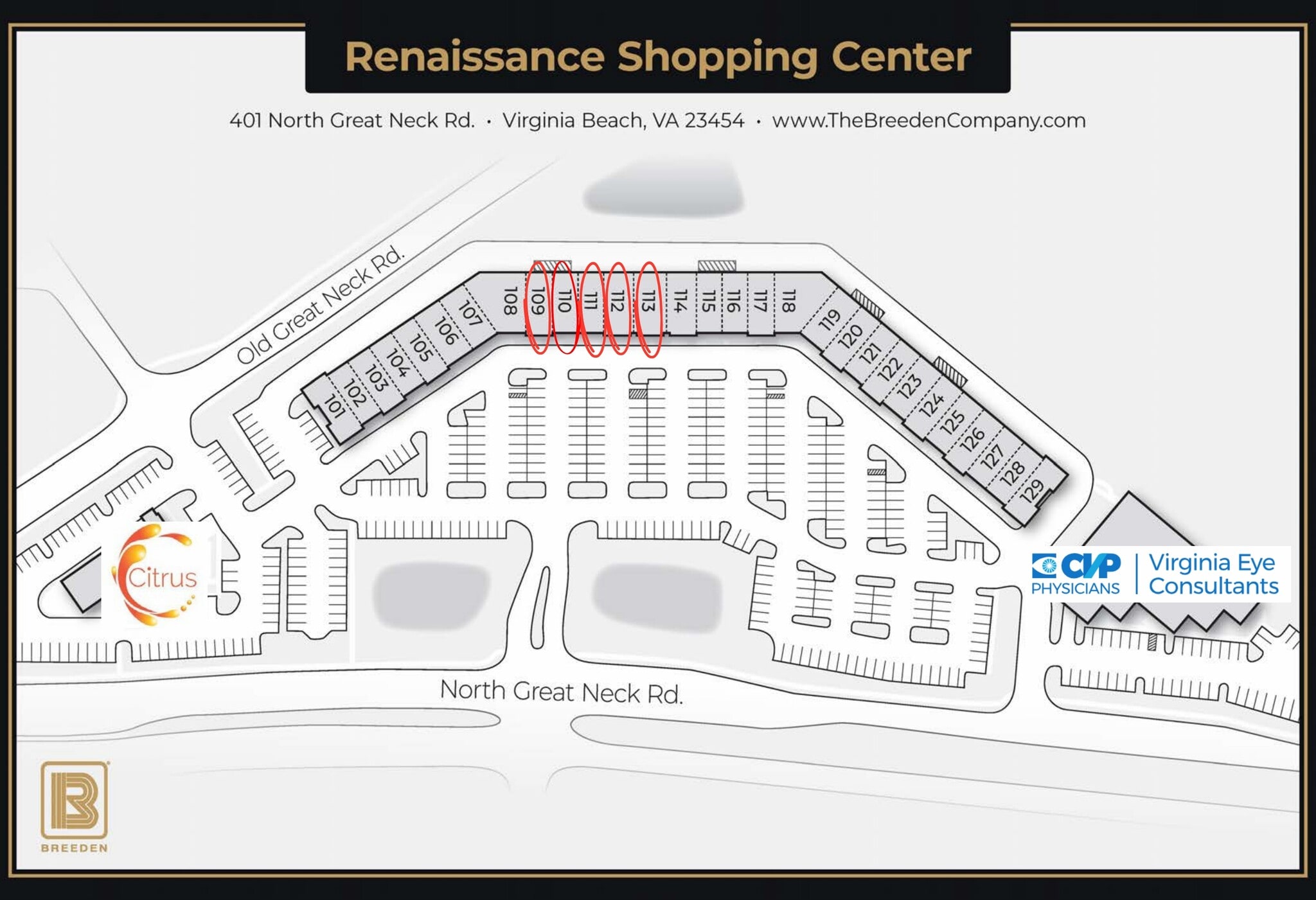 401 N Great Neck Rd, Virginia Beach, VA à louer Plan de site- Image 1 de 10