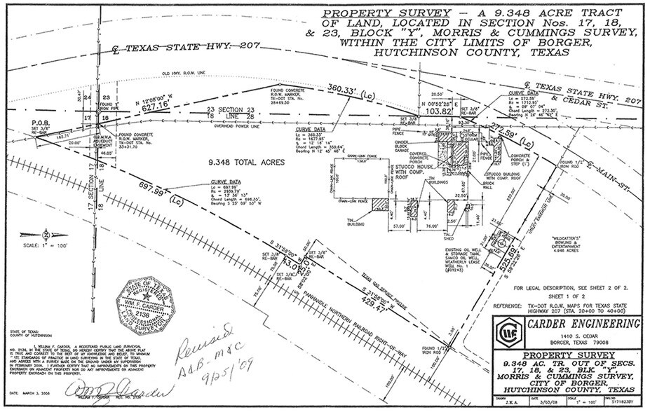 1700 S Main St, Borger, TX for sale - Plat Map - Image 2 of 2