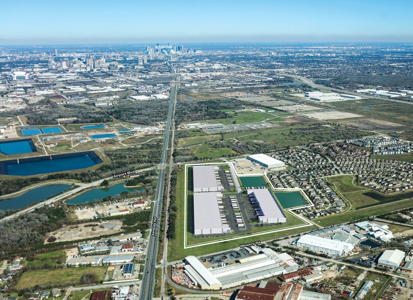 1822 Airport Blvd, Houston, TX for sale - Aerial - Image 2 of 4