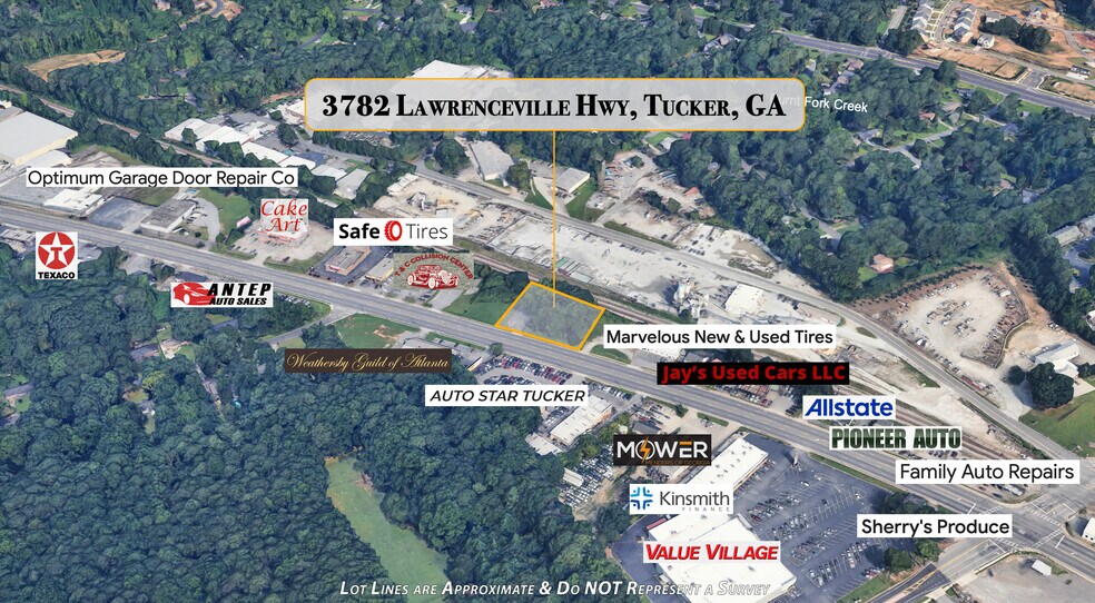 3782 Lawrenceville Hwy, Tucker, GA à vendre - Photo du bâtiment - Image 2 de 8
