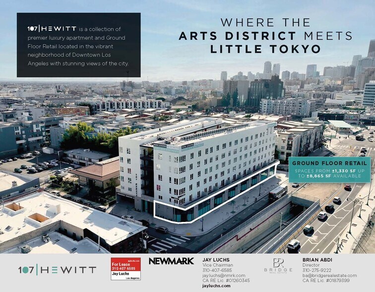 107 S Hewitt St, Los Angeles, CA à louer - Photo du bâtiment - Image 3 de 24