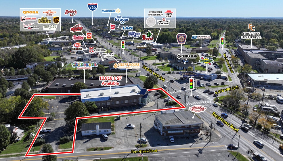 6109 Bardstown Rd, Louisville, KY for lease - Aerial - Image 2 of 4