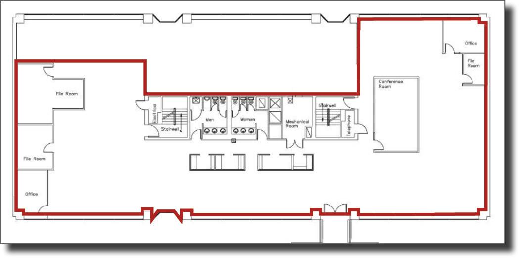 110 E Wayne St, Fort Wayne, IN à louer Plan d  tage- Image 1 de 1