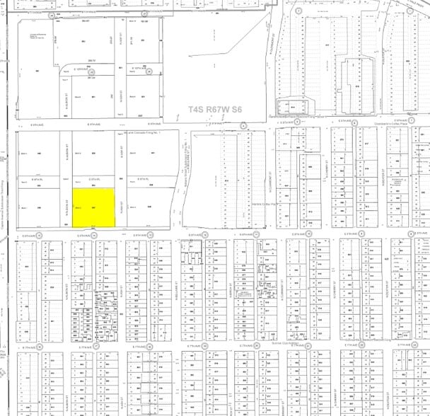826 Albion St, Denver, CO for lease - Plat Map - Image 1 of 1
