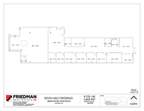 38705 7 Mile Rd, Livonia, MI à louer Plan d  tage- Image 2 de 2