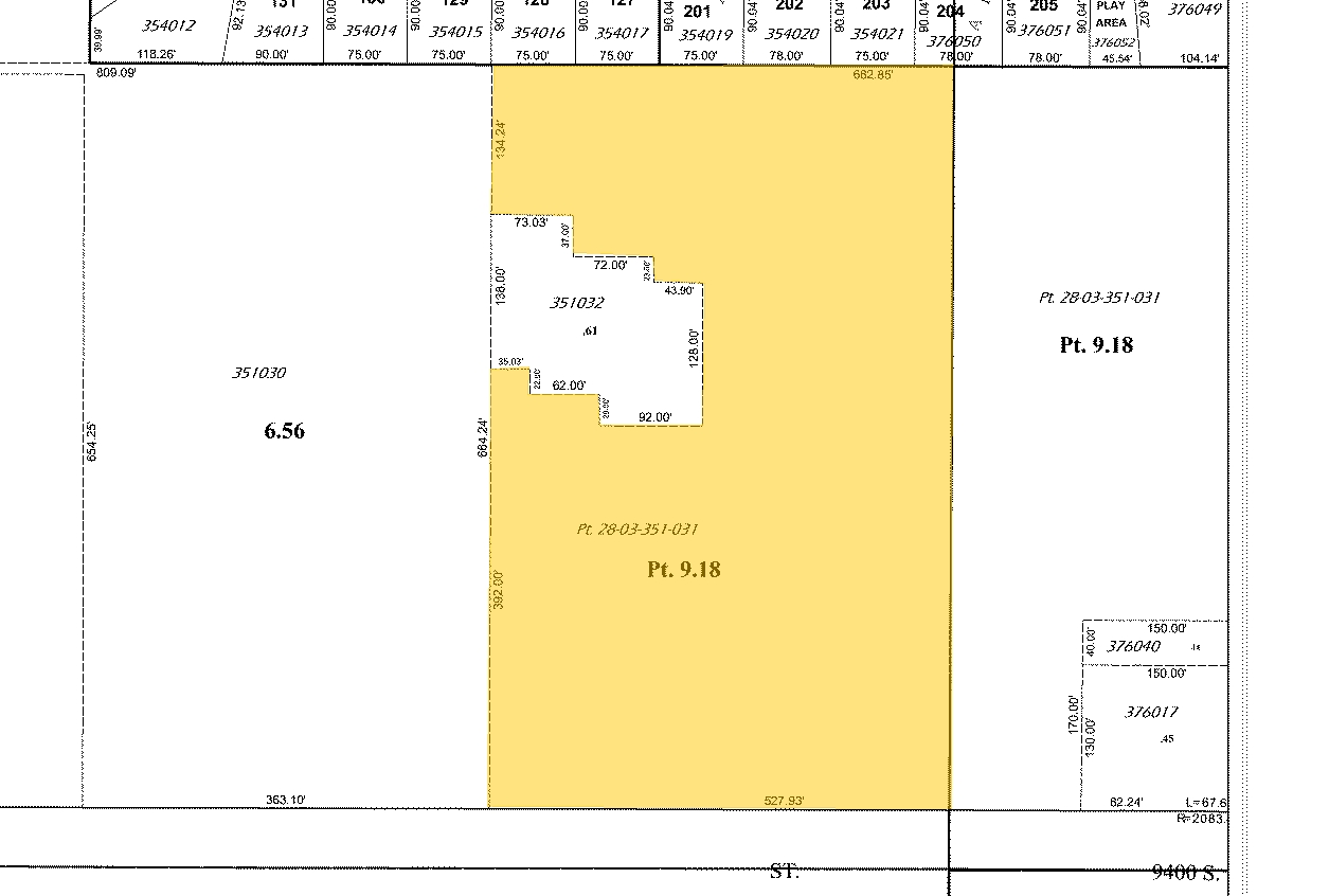 2165 E 9400 S, Sandy, UT à vendre Plan cadastral- Image 1 de 1