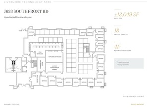 7633 Southfront Rd, Livermore, CA à louer Plan d’étage- Image 1 de 1