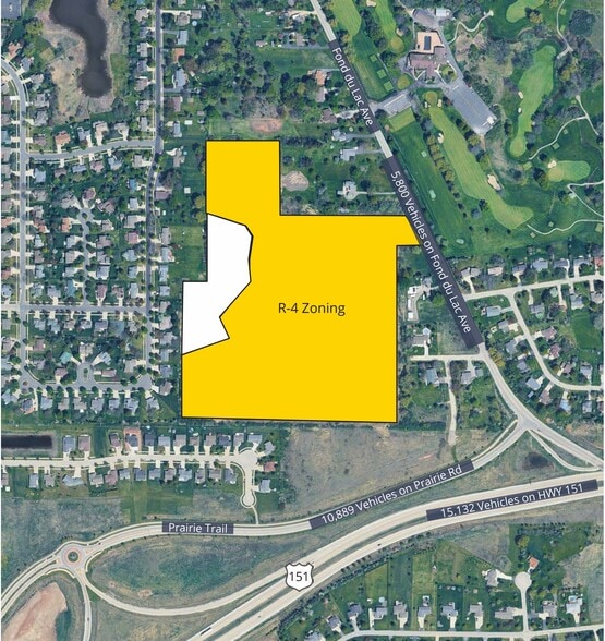 865 Mustang Ln, Fond Du Lac, WI à vendre - Aérien - Image 2 de 2