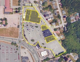 1400-1450 Park Ave, Woonsocket, RI - Aérien  Vue de la carte - Image1