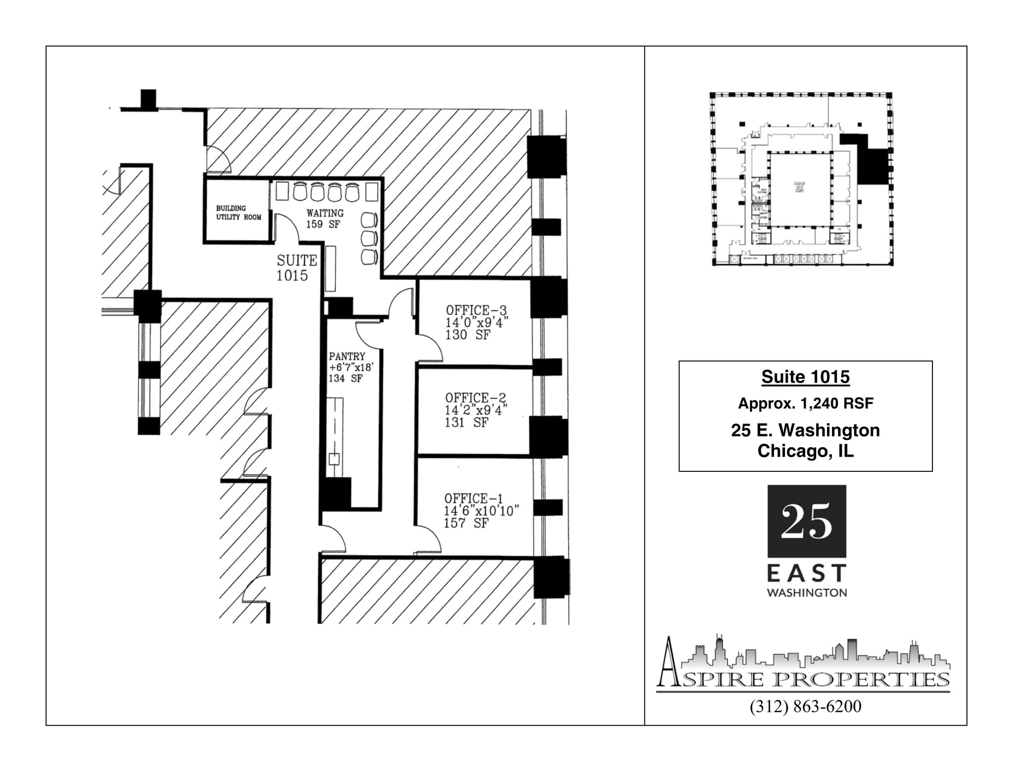 25 E Washington St, Chicago, IL for lease Site Plan- Image 1 of 1