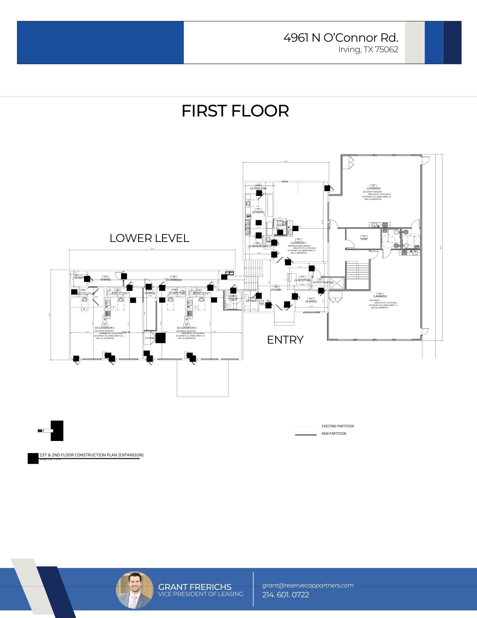 4961 N O'Connor Rd, Irving, TX for lease Floor Plan- Image 1 of 2