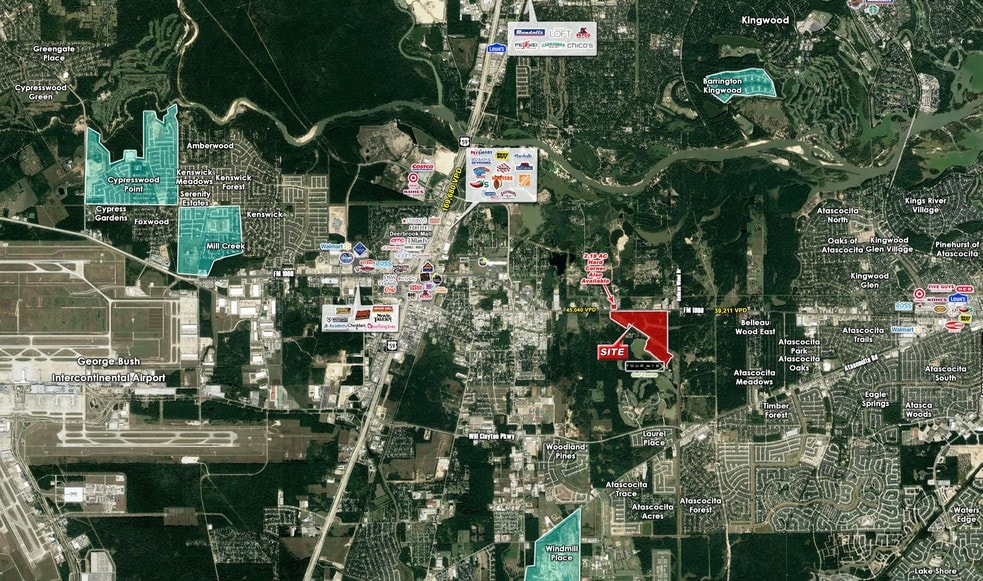 0 FM 1960 Rd W, Humble, TX à vendre - Aérien - Image 2 de 4