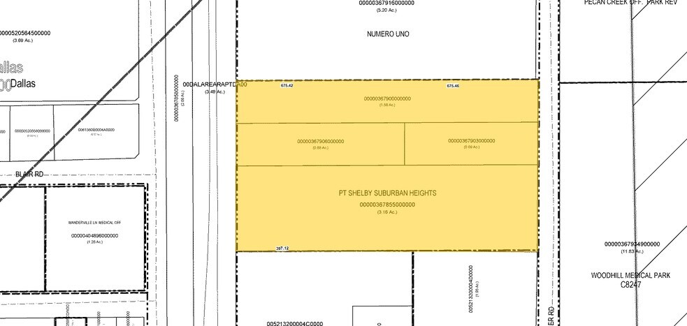 7557 Rambler Rd, Dallas, TX à louer - Plan cadastral - Image 2 de 37