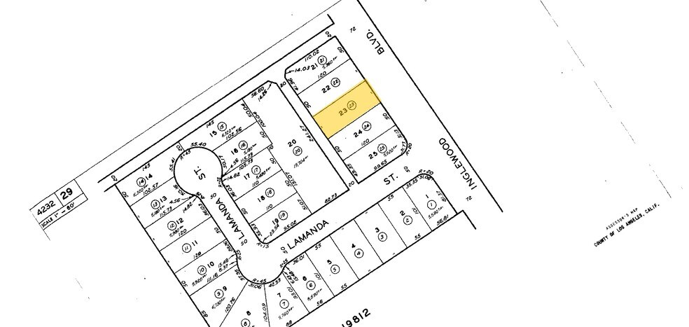 4035 Inglewood Blvd, Los Angeles, CA à vendre - Plan cadastral - Image 3 de 20