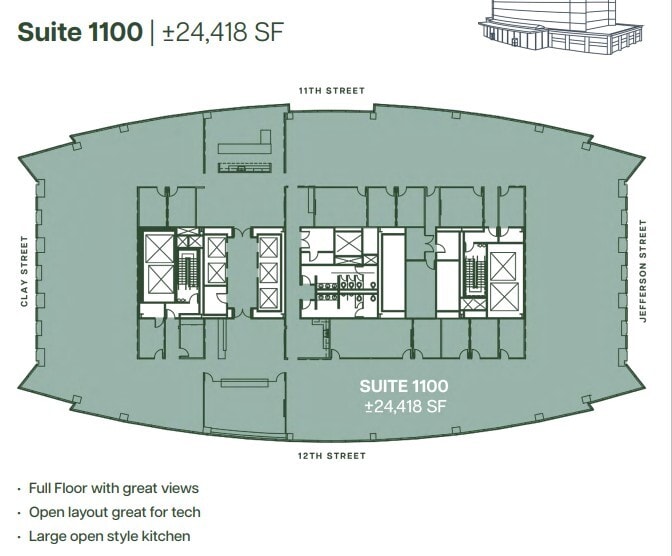 555 12th St, Oakland, CA for lease Floor Plan- Image 1 of 1