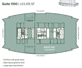 555 12th St, Oakland, CA for lease Floor Plan- Image 1 of 1