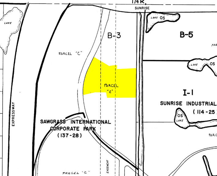 1580 Sawgrass Corporate Pky, Sunrise, FL à louer - Plan cadastral - Image 2 de 9