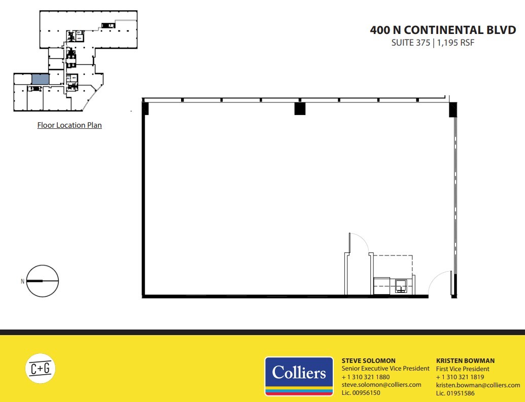 300 Continental Blvd, El Segundo, CA for lease Floor Plan- Image 1 of 1