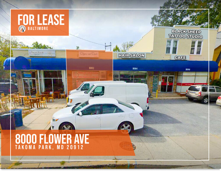 8000-8004 Flower Ave, Takoma Park, MD for lease - Building Photo - Image 3 of 10