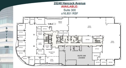 25240 Hancock Ave, Murrieta, CA for lease Floor Plan- Image 1 of 2