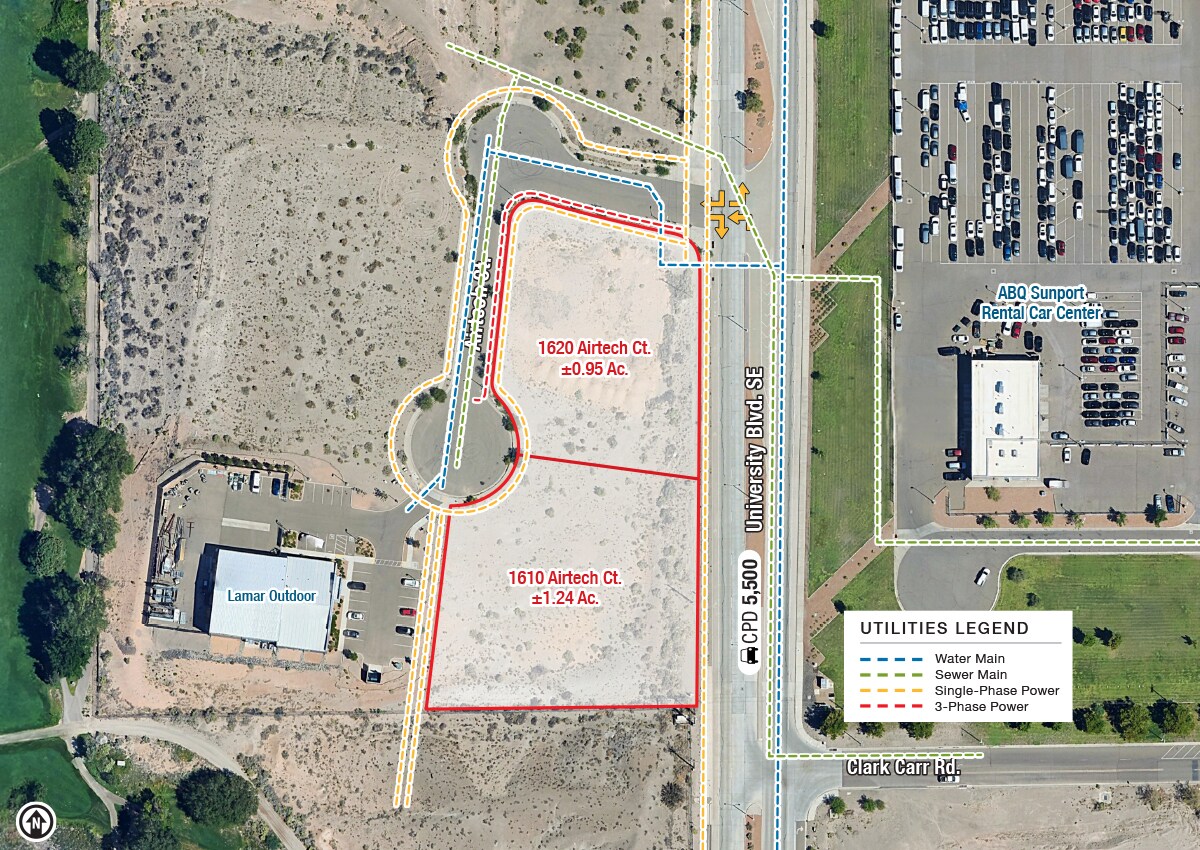 1610 & 1620 Airtech Ct SE, Albuquerque, NM for sale Primary Photo- Image 1 of 4