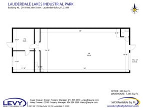 2696 NW 31st Ave, Lauderdale Lakes, FL for lease Floor Plan- Image 2 of 2