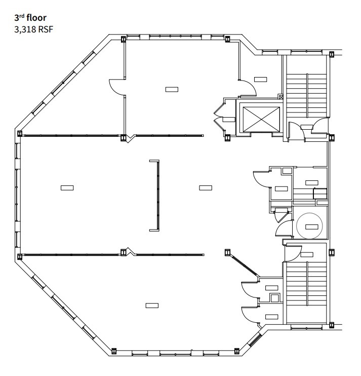 1661-1663 Prince St, Alexandria, VA à louer Plan d’étage- Image 1 de 1