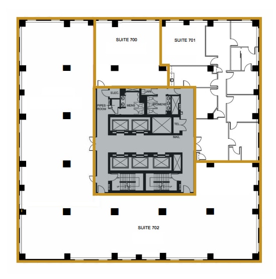 415 Yonge St, Toronto, ON for lease Floor Plan- Image 1 of 1