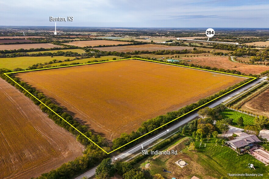 80+/- Acres on SW 30th St. & SW Indianola Rd., Benton, KS à vendre - Photo du bâtiment - Image 2 de 100