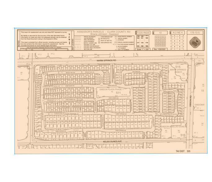 1066 Bobby Basin Ave, Henderson, NV à vendre - Plan cadastral - Image 1 de 1