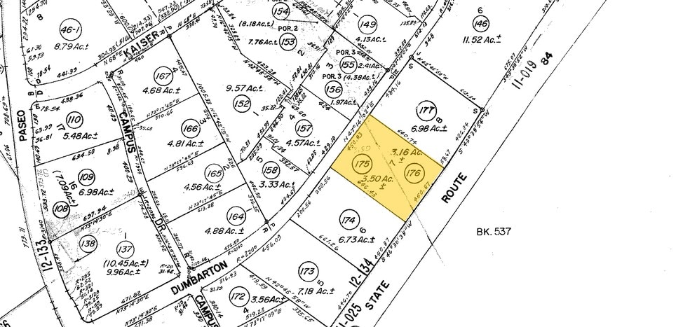 6750 Dumbarton Cir, Fremont, CA for lease - Plat Map - Image 2 of 6