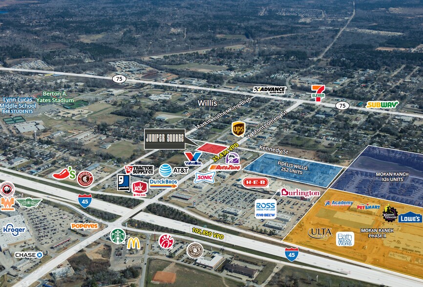 702 FM 1097, Willis, TX for sale - Aerial - Image 1 of 5