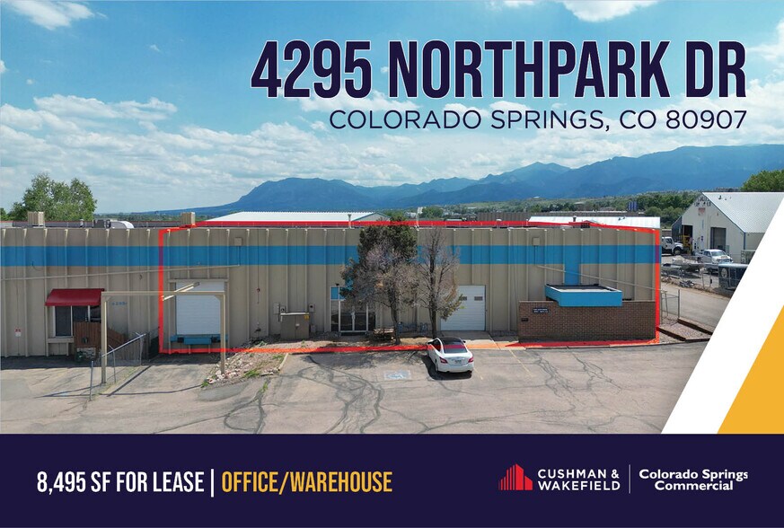 4295 Northpark Dr, Colorado Springs, CO for lease - Building Photo - Image 1 of 4