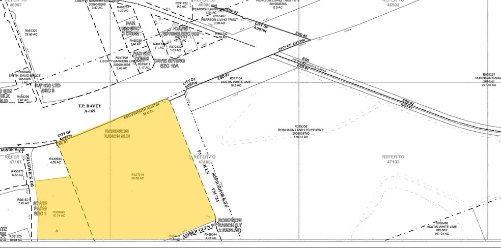 8900 Amberglen Blvd, Austin, TX à louer - Plan cadastral - Image 3 de 6