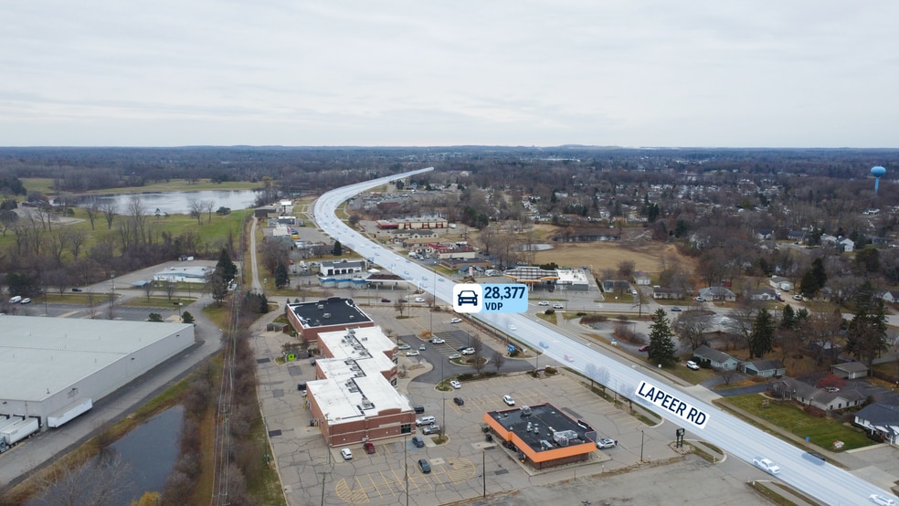 999 S Lapeer Rd, Oxford, MI for lease - Aerial - Image 2 of 5