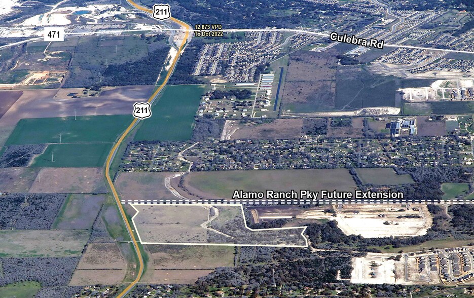 Hwy 211 & Alamo Ranch Pkwy, San Antonio, TX à louer - Aérien - Image 3 de 3