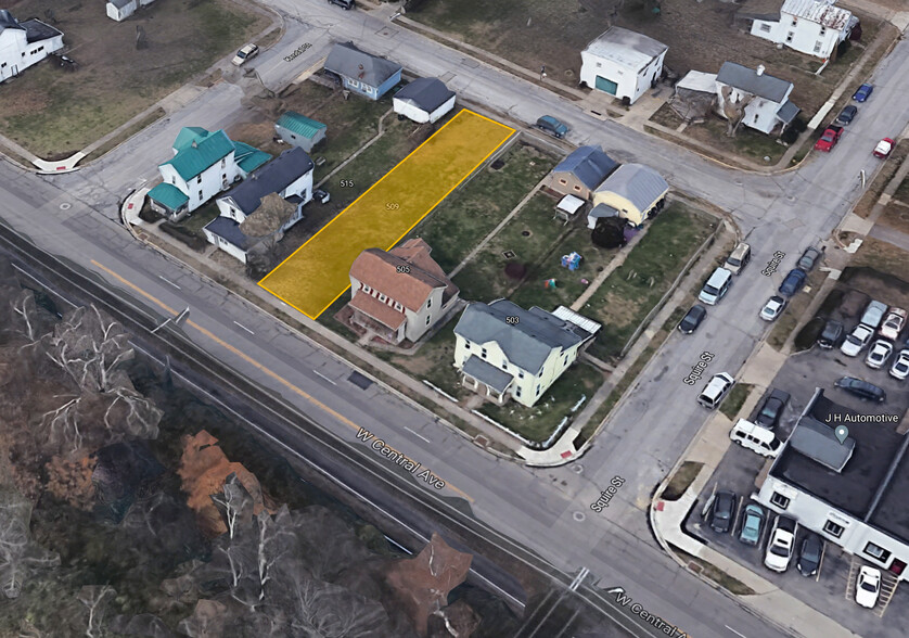 509 W Central Ave, West Carrollton, OH for sale - Aerial - Image 2 of 3