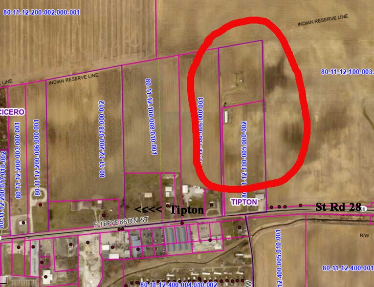 1030 E Jefferson St, Tipton, IN à vendre - Plan de site - Image 1 de 1