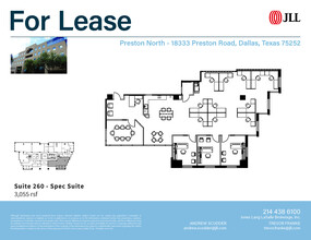 18333 Preston Rd, Dallas, TX à louer Plan d’étage- Image 1 de 1