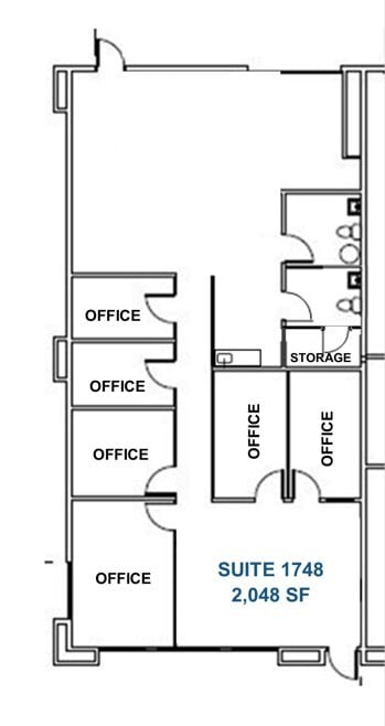1712-1780 Topaz Dr, Loveland, CO à louer Plan d’étage- Image 1 de 4