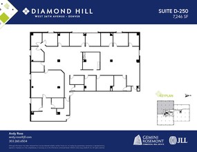 2490 W 26th Ave, Denver, CO à louer Plan d’étage- Image 1 de 2