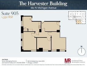 180 N Michigan Ave, Chicago, IL for lease Floor Plan- Image 1 of 1