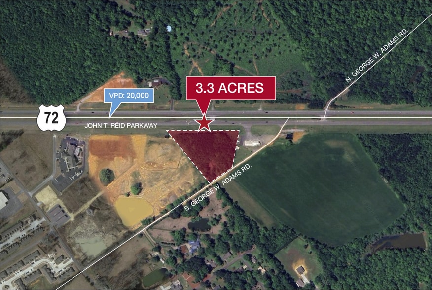 O John T Reid Pkwy Hwy, Scottsboro, AL for sale - Building Photo - Image 3 of 3