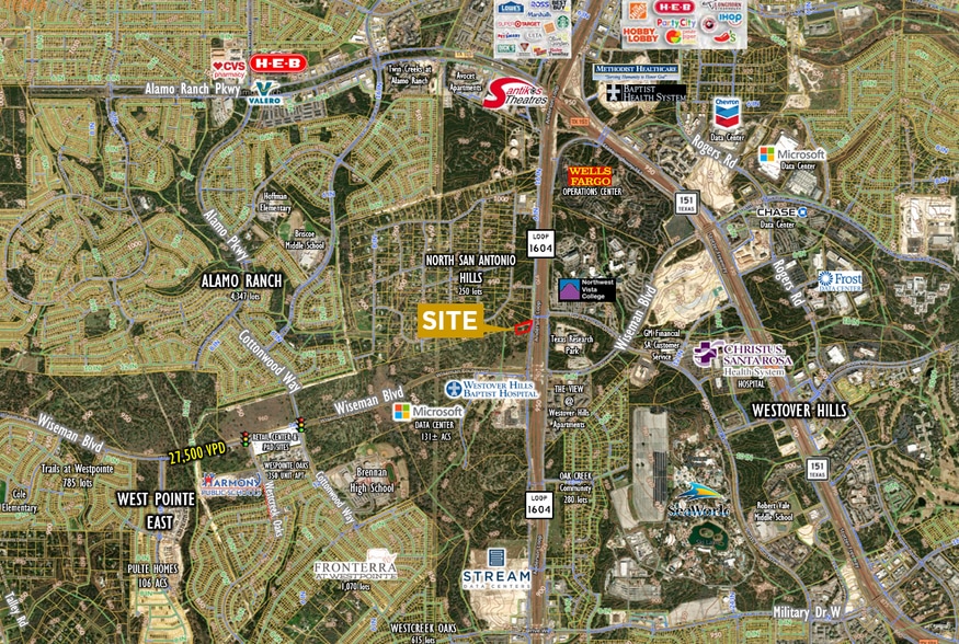 3651 W Loop 1604 N, San Antonio, TX for sale - Aerial - Image 1 of 2