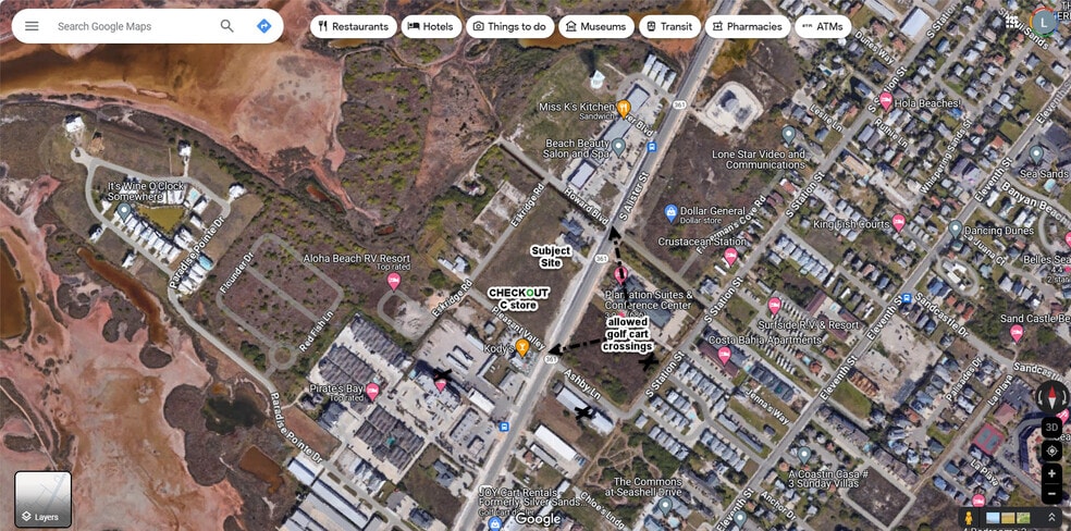 1960 State Hwy 361 hwy, Port Aransas, TX for sale - Aerial - Image 3 of 6