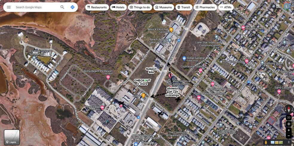 1960 State Hwy 361 hwy, Port Aransas, TX à vendre - Aérien - Image 3 de 6