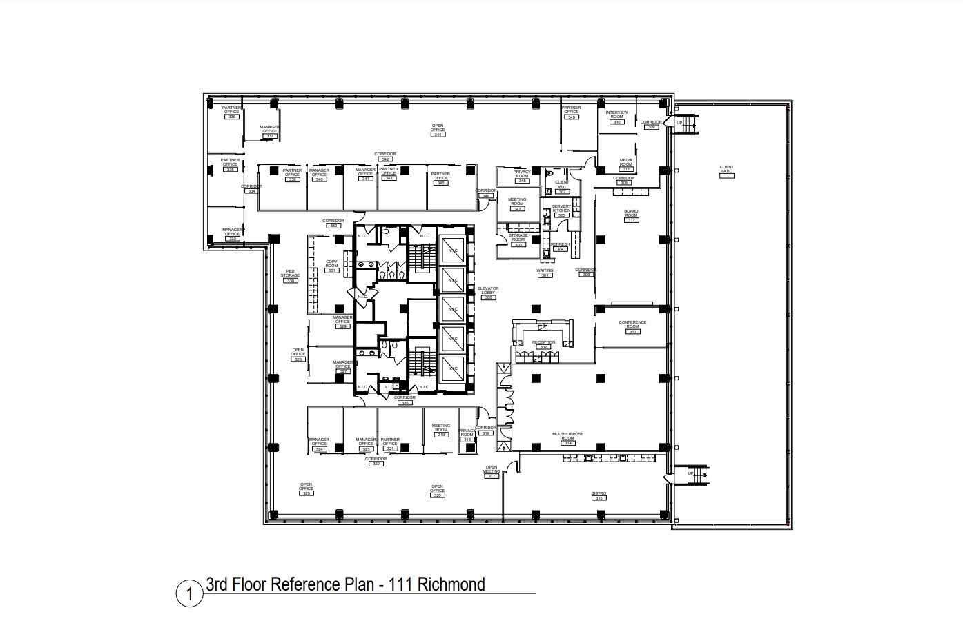 111 Richmond St W, Toronto, ON for lease Floor Plan- Image 1 of 1