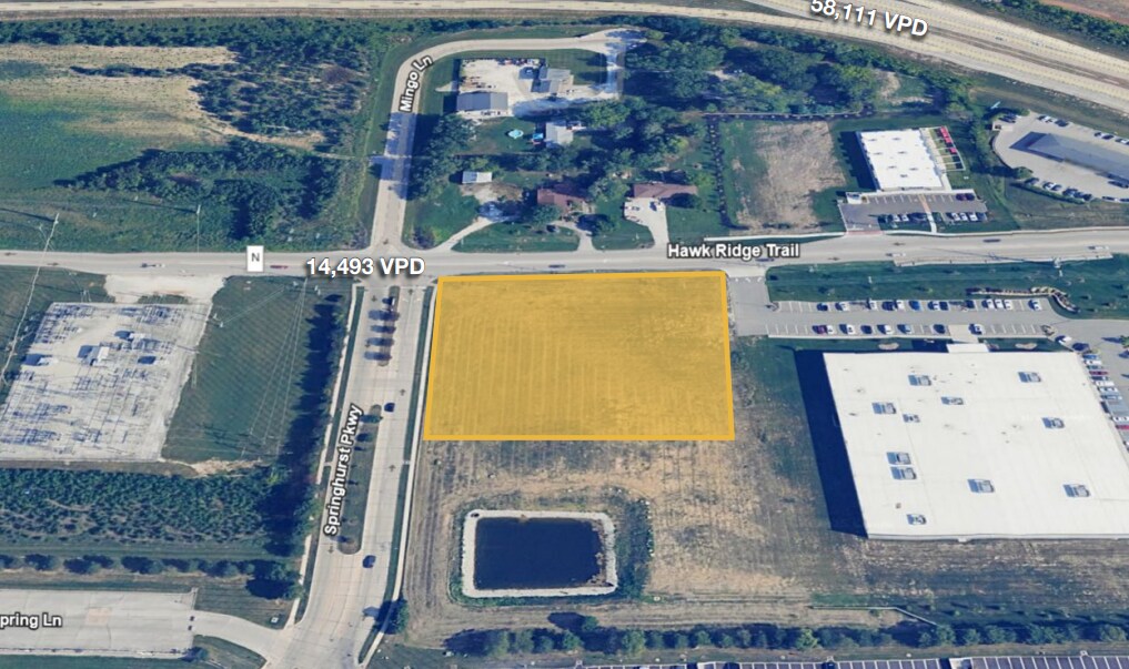 Hawk Ridge Trail & Springhurst Pkwy, O'Fallon, MO for sale Aerial- Image 1 of 4