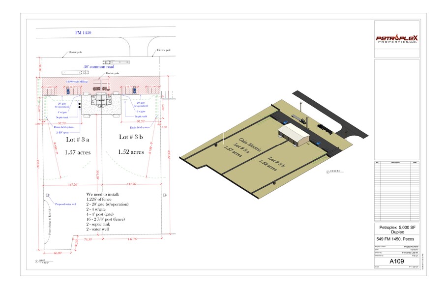 549 FM 1450, Pecos, TX à louer - Plan de site - Image 3 de 3